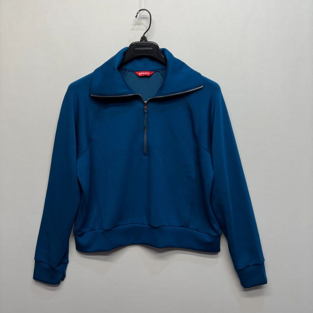 SPANX AirEssentials Women Pullover Half Zip Sweatshirt Size XL or XXL C122 -28